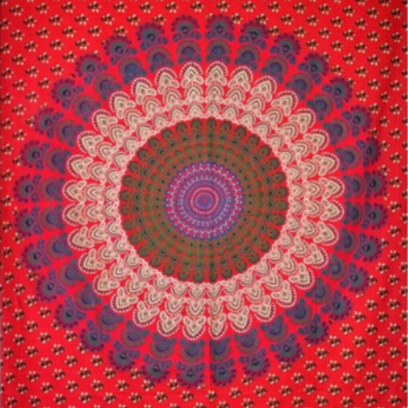 SOLD Beautiful Bohemian Style Cotton Tapestry