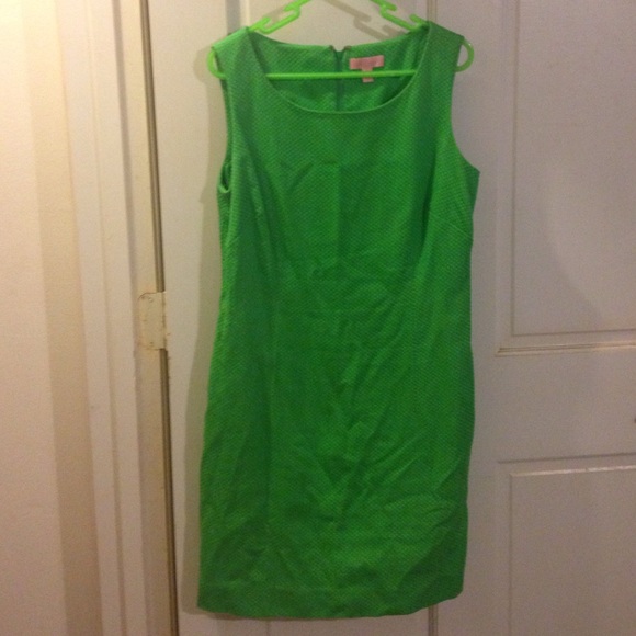 Lilly Pulitzer green shift dress