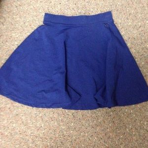 VS PINK royal blue skater skirt