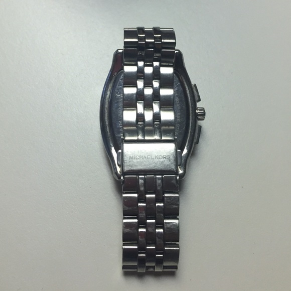 Mother of Pearl Michael Kors MK5053 Stainless Steel Qtz Watch $425 - Picture 5 of 5