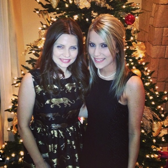 Anthropologie black and gold event dress 2petite