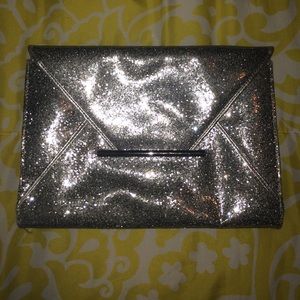 Silver Sparkly Clutch