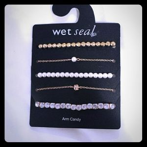 Wet seal arm candy bracelets