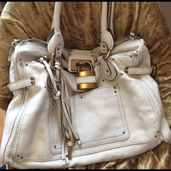 Cream Chloe paddington bag