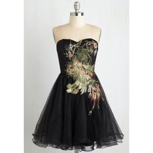 HP | ModCloth Peacock Dress