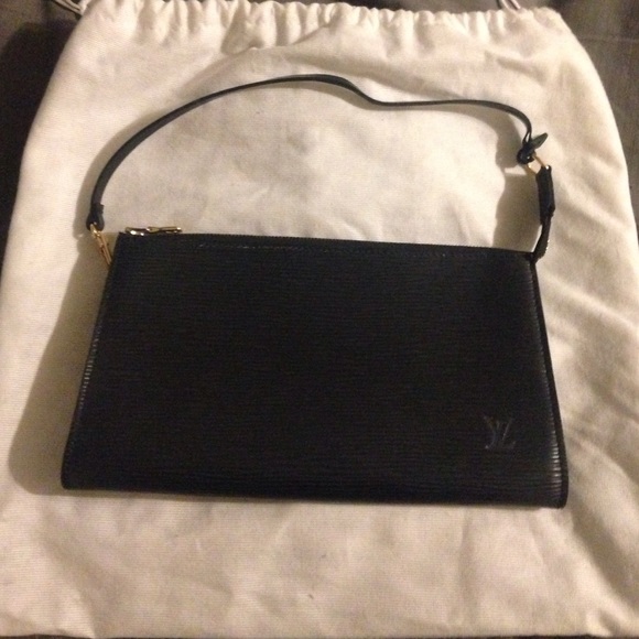 Louis Vuitton small black shoulder bag