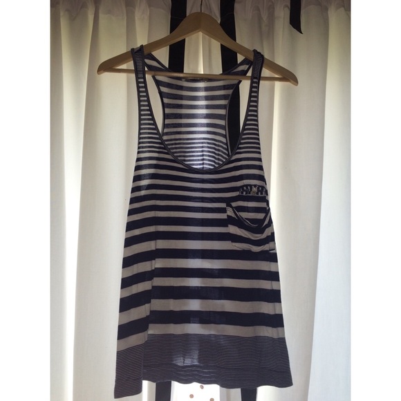 NWOT Nautical Sis Sis Long Tank top