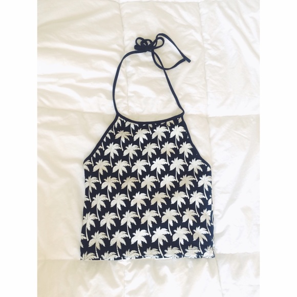Brandy Melville halter crop top