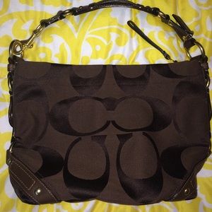 Perfect Condition Chocolate Brown Coach Bag!