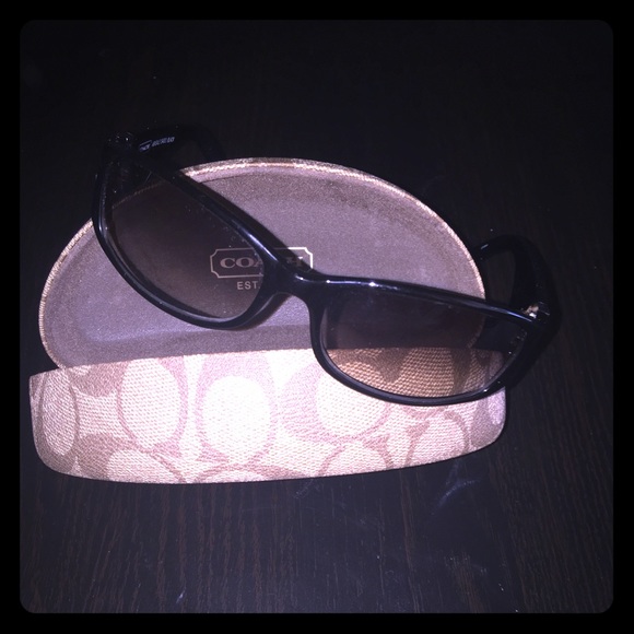 Black genuine Coach sunglasses!