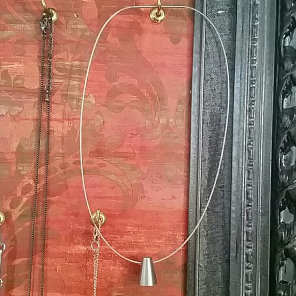 Karen Konzuk stainless steel necklace