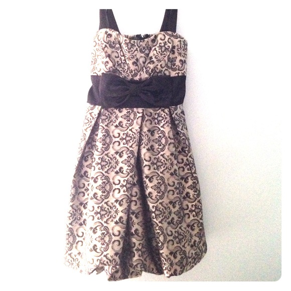 Gray & Black cocktail dress