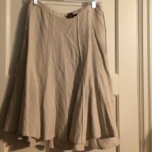 Lane Bryant linen skirt