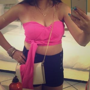 Hot Pink Crop Top