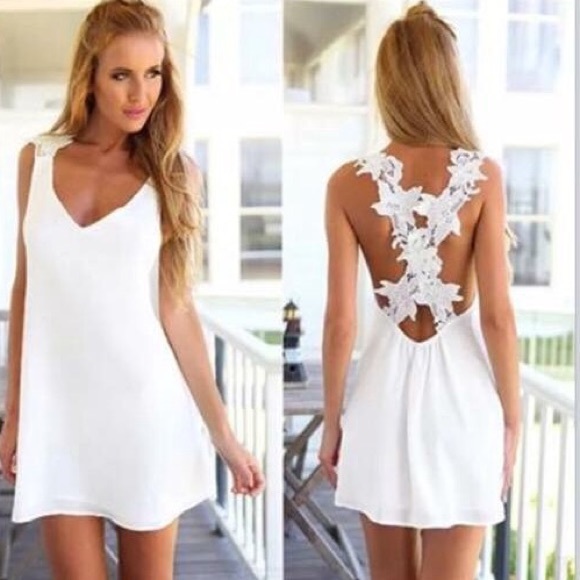 White summer dress