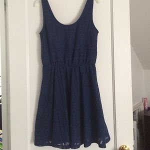 Blue Crochet Dress from Cotton On