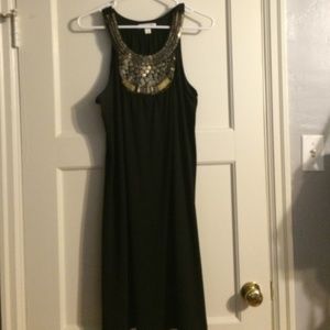 Black embellished  dress