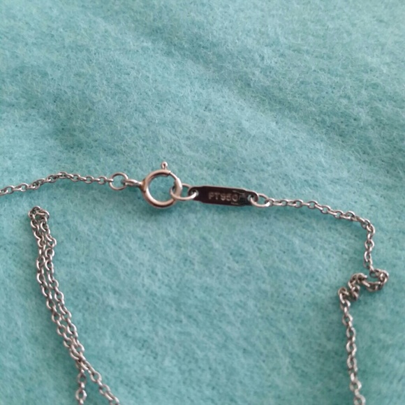 SOLD Tiffany & Co platinum diamond necklace - Picture 4 of 4