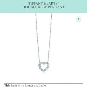 SOLD Tiffany & Co platinum diamond necklace