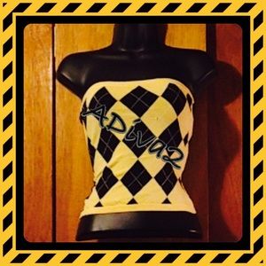 Golf Strapless Top Shirt