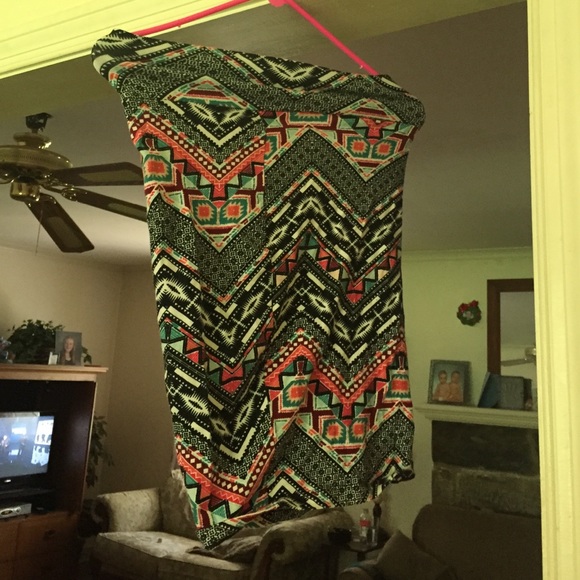 Aztec midi skirt charlotte russe