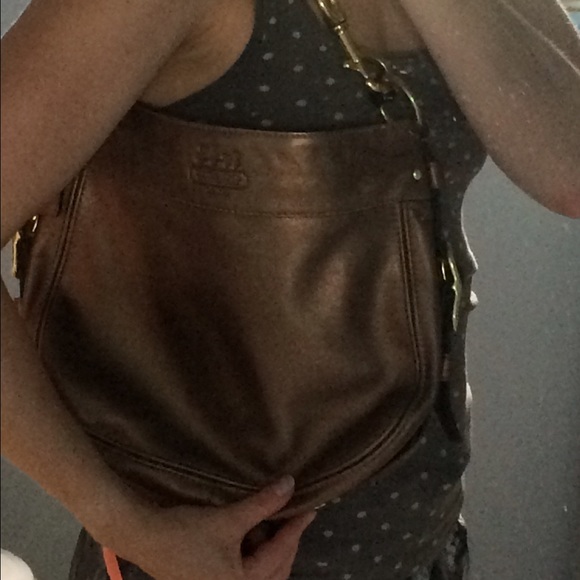 Coach vguc gold purse