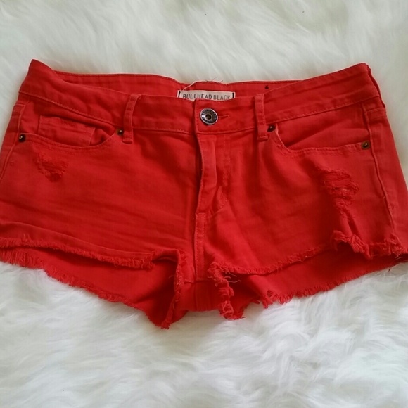 Bullhead Other - SALE: Red Bullhead Denim Shorts