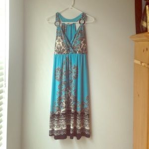 Studio West  Apparel. Blue dress summer time