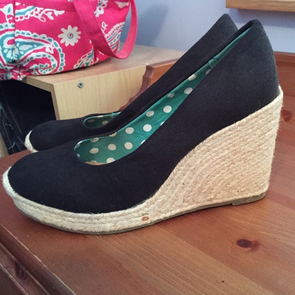 Merona Target wedge black heels