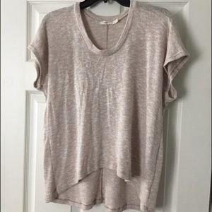 Flowy lightweight short sleeve sweater