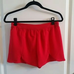 Red shorts