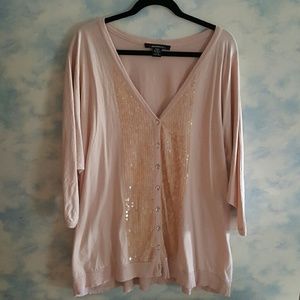 Lightweight Cardigan with Seguin detail