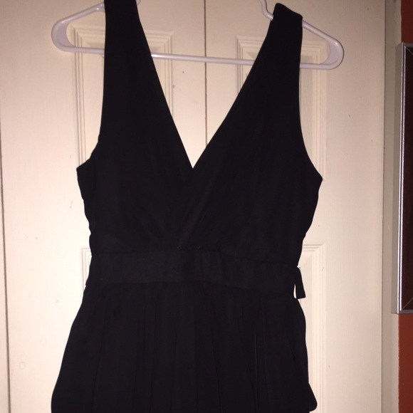 Black cocktail dress