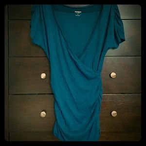 Express size medium deep blue top