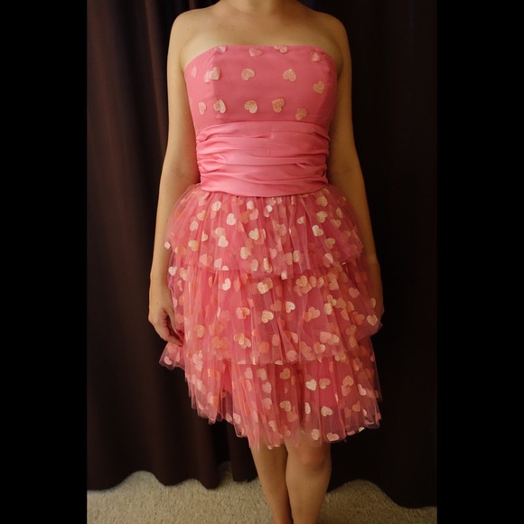 Betsey Johnson '09 Two of Hearts Strapless Dress