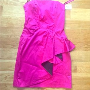 French Connection Strapless Pink Dress