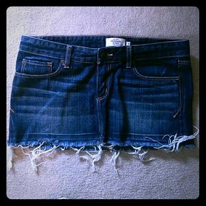 Abercrombie & Fitch mini denim skirt
