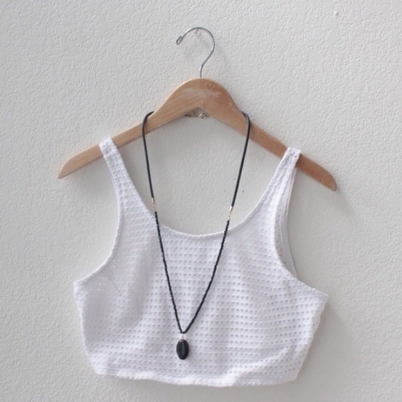 Tops - Mesh Crop Top