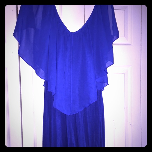 Blue cocktail dress