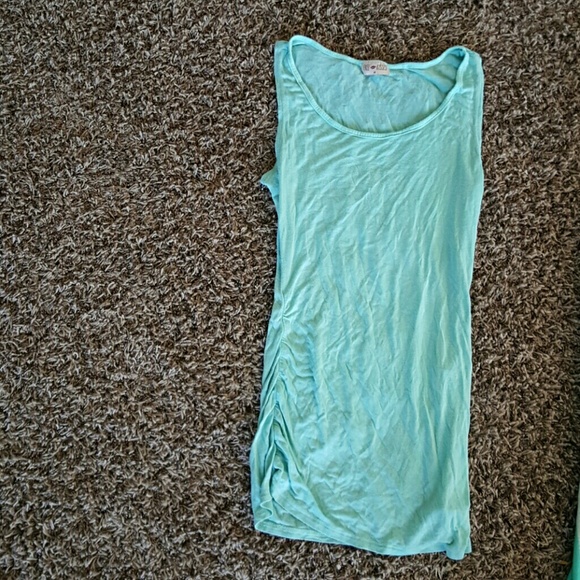 Blue long tanktop - Picture 1 of 2