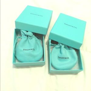 Small Tiffany's Boxes with jewelry bags