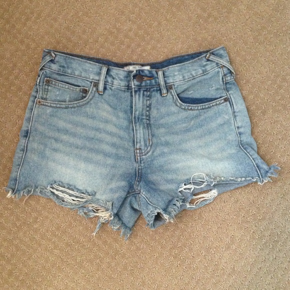 Free People Cut off denim shorts