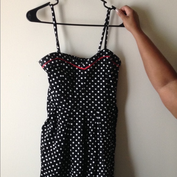 Black & White Polka Dot Dress