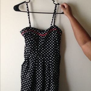 Black & White Polka Dot Dress