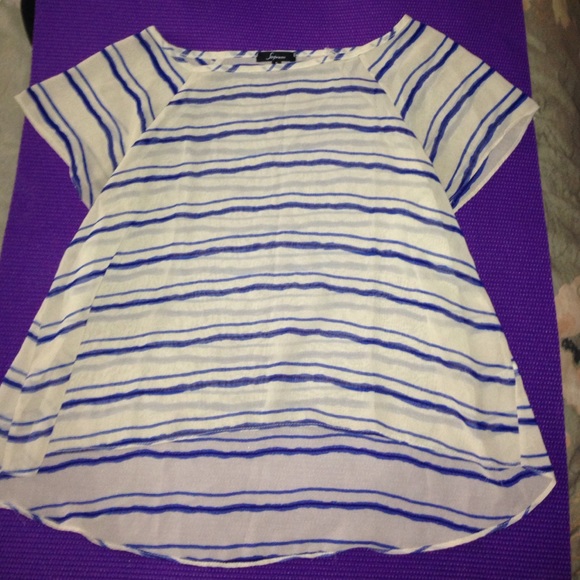 Striped blue tshirt