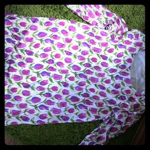 Leah reena goren silk anthropologie dress