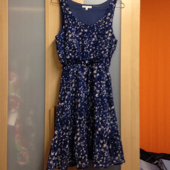 Watercolor floral dress