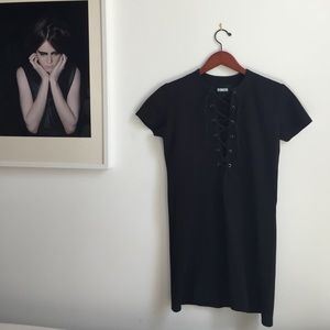 Reformation Caroline Dress in Black