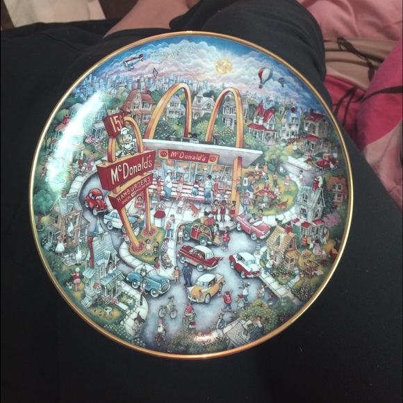 McDonald's plate