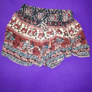 High waisted elephant shorts